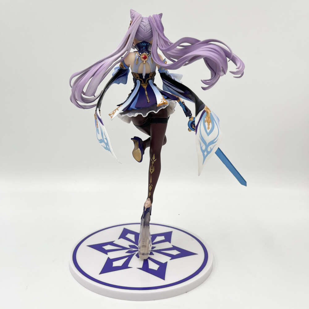 Finger Toys 27cm Genshin Impact Keqing Anime Girl Figure Shenhe/nahida Action Figure Mona/klee/ningguang Figurine Adult Model Doll Toys Gift