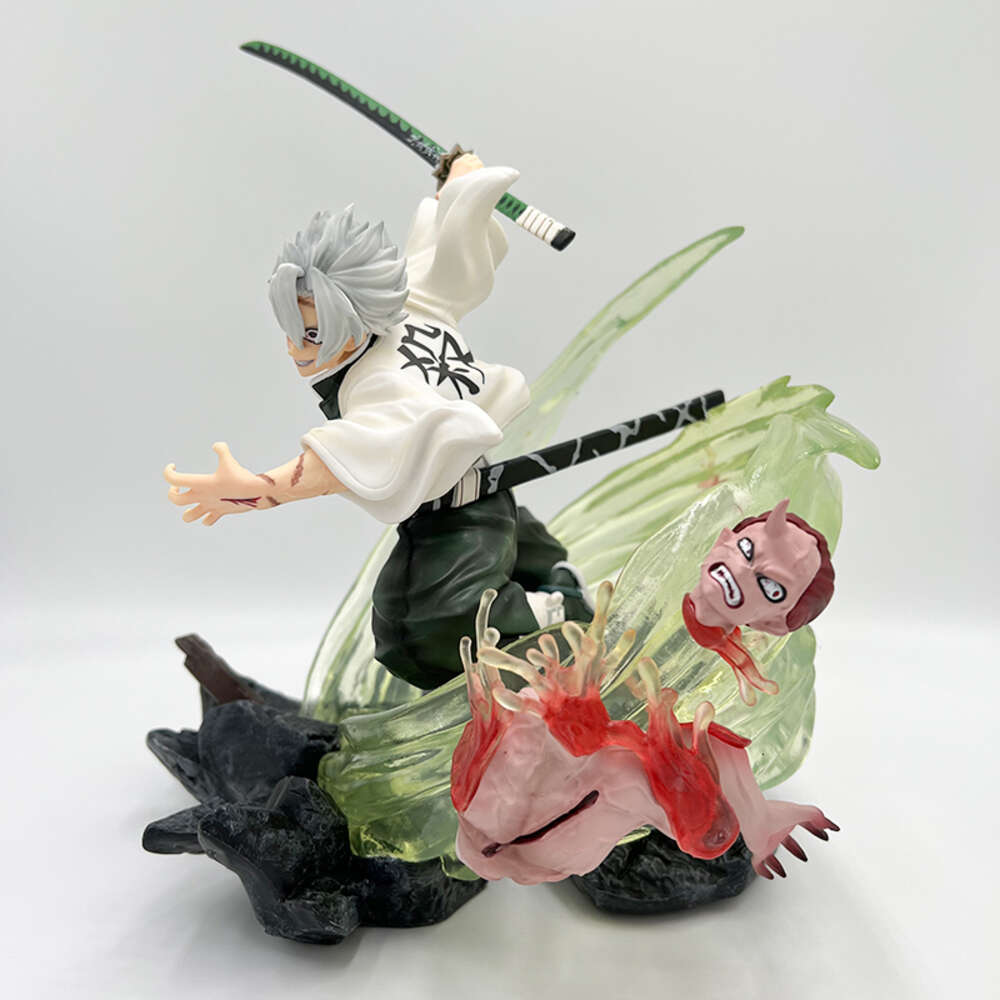 Finger Toys 28cm Shinazugawa Sanemi Demon Slayer Anime Figure Douma Kimetsu No Yaiba Action Figure Kokushibou/daki/gyuutarou Figure Doll Toy