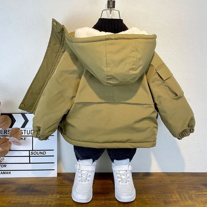 Down Coat 1 2 3 4 5 7 9 10 Years Old Boys Baby Jacket Winter Thicken Warm Kids Outerwear Fashion Style Parkas Zipper Hooded 2023 231013