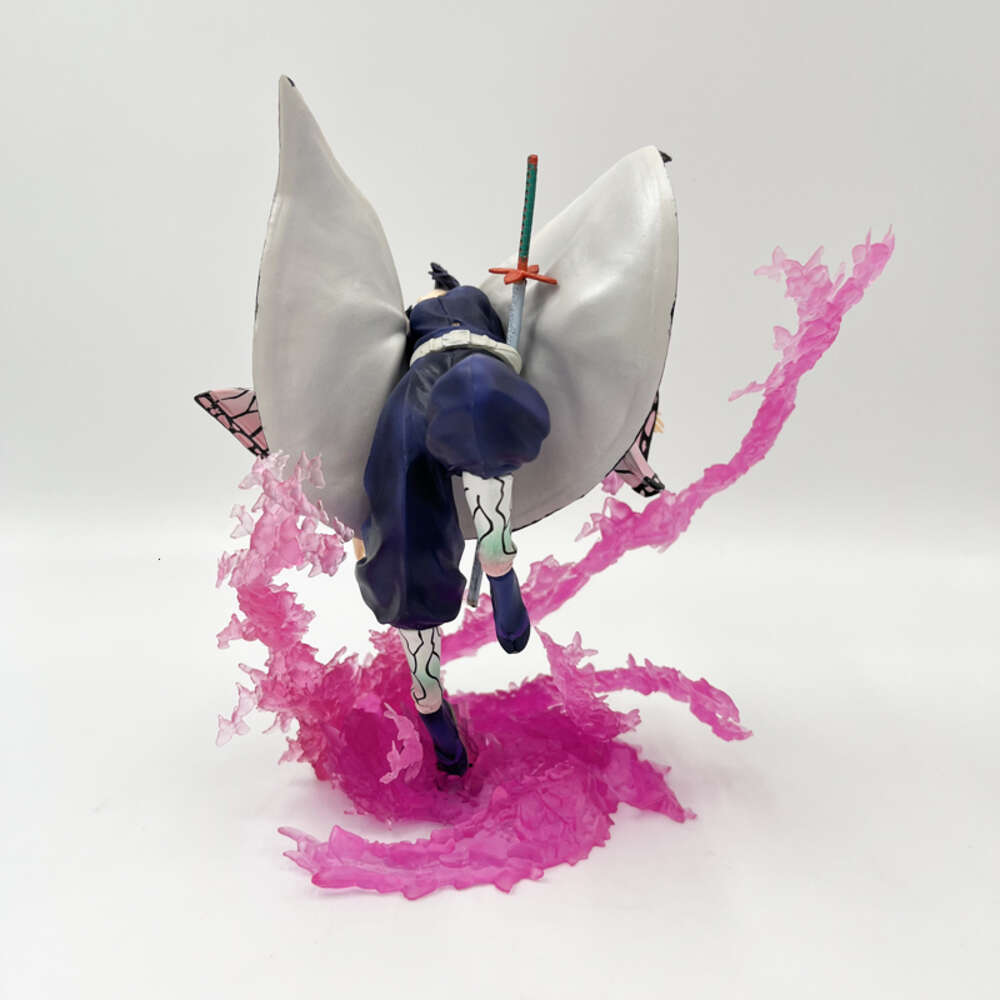 Finger Toys 20cm Demon Slayer Kochou Shinobu Anime Figure Kimetsu No Yaiba Action Figure Nezuko Kamado Figurine Collectible Model Doll Toys