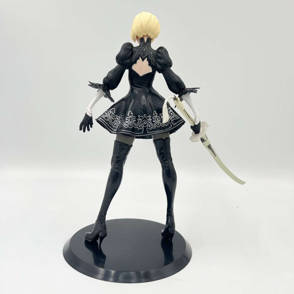 Finger Toys Finger Toys 28cm Nier:automata Anime Girl Figure Yorha No.2 Type B Action Figure Nier Yorha 2b Figurine Collectible Model Doll Toys Gifts