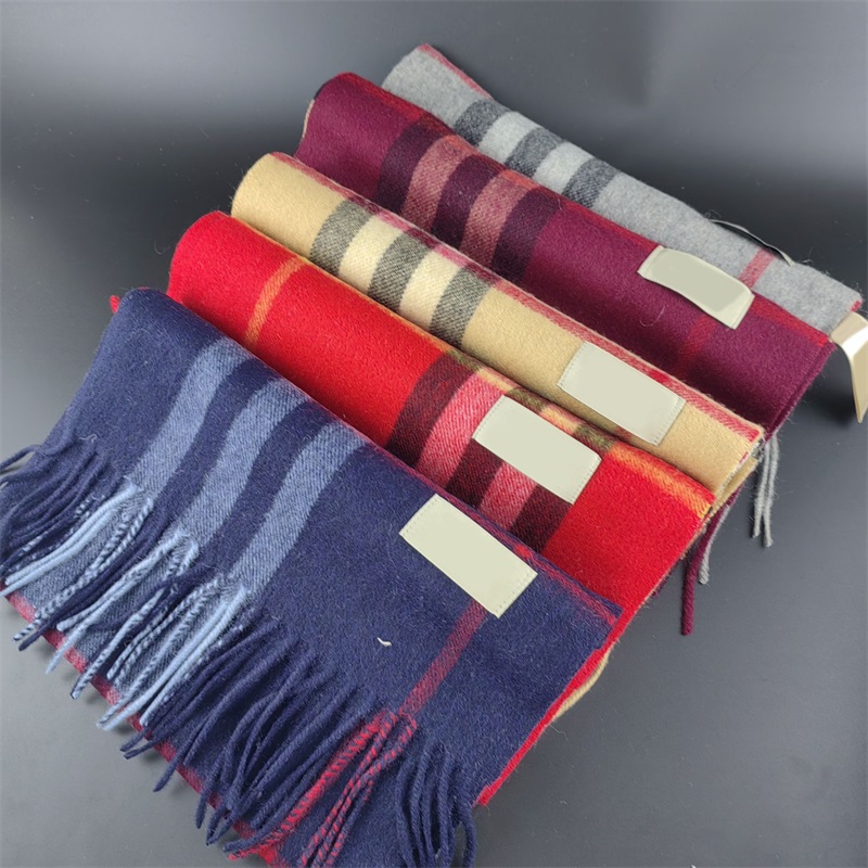 Winter Fashion Designer Cashmere Scarf Scarves and Classic Plaid Shawls Mens Womens Wraps Soft Brand Size 180x30cm Christmas Valentine Br