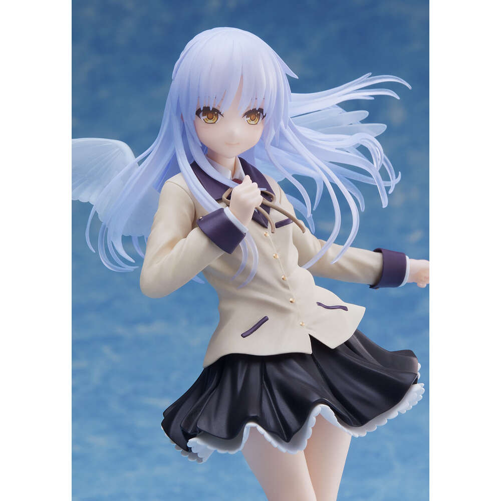 Finger Toys 18cm Coreful Angel Kanade Tachibana Anime Girl Figure Angel Tenshi Action Figure Adult Collectible Model Doll Toys