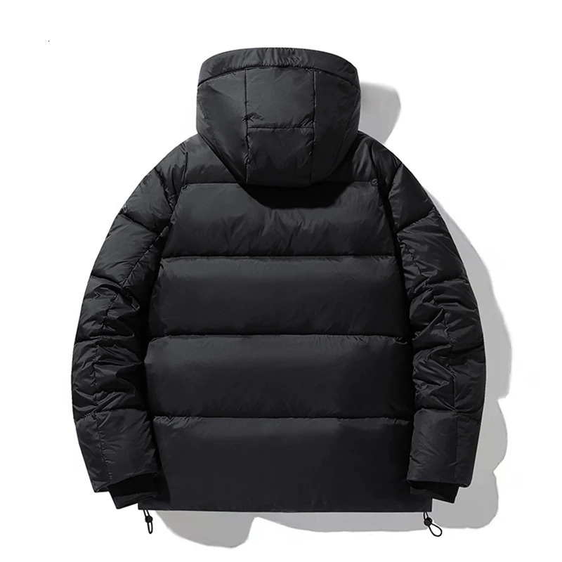 Men's Down Parkas Men Down Jacket Warm Hooded Waterproof Jacket Coat Winter Men Thick Windproof Lightweight High Quality Slim Down Jacket Male 23