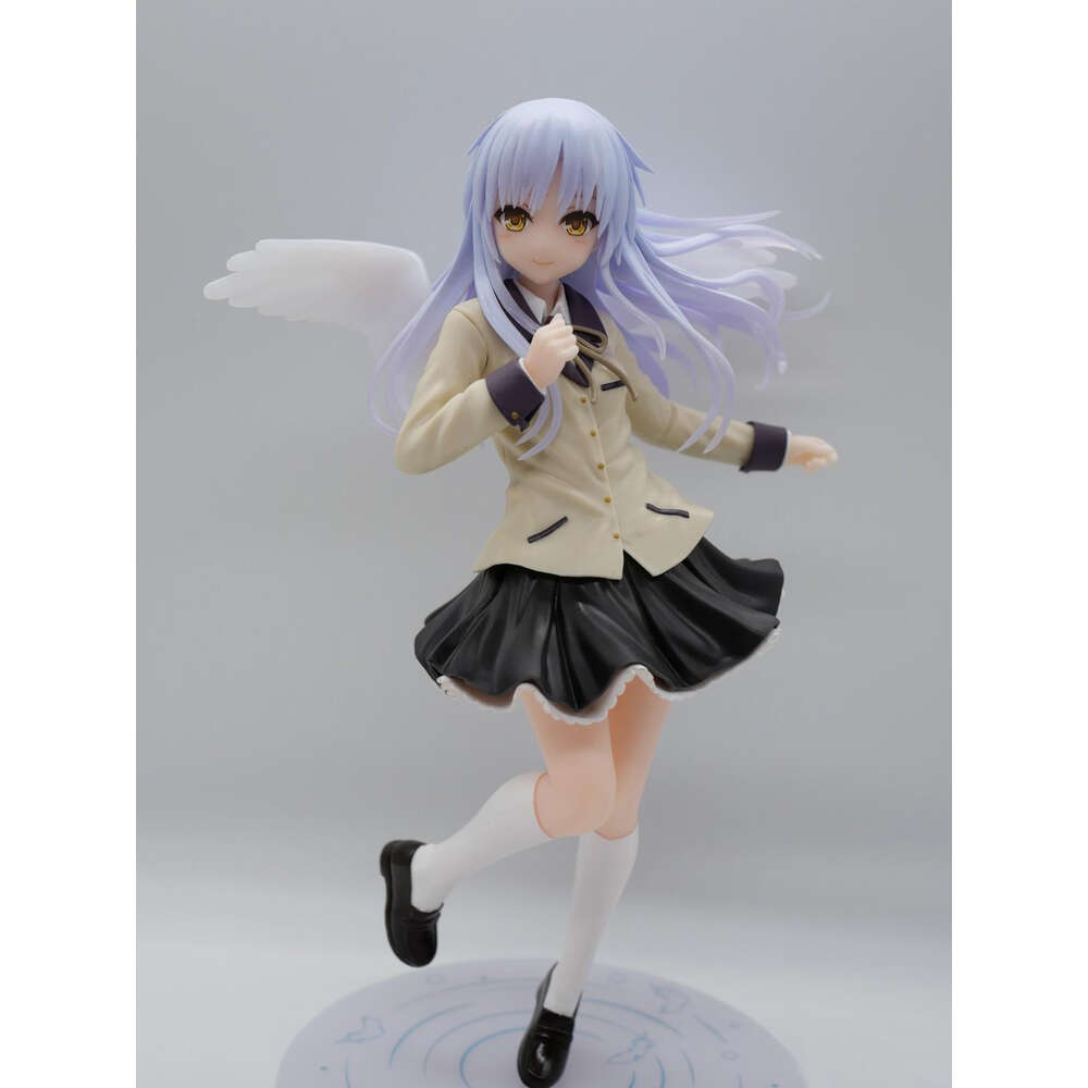 Finger Toys 18cm Coreful Angel Kanade Tachibana Anime Girl Figure Angel Tenshi Action Figure Adult Collectible Model Doll Toys
