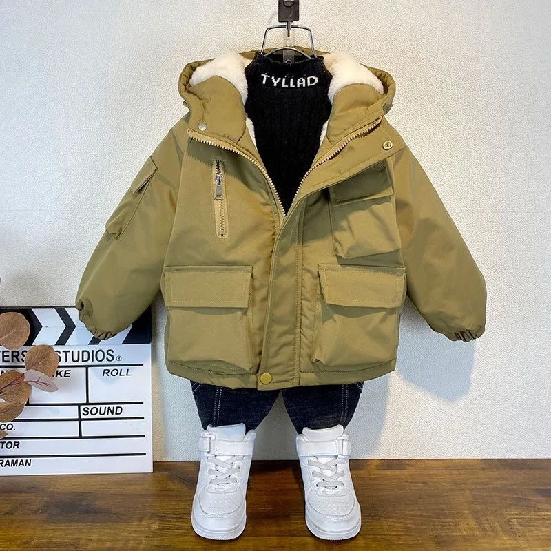 Down Coat 1 2 3 4 5 7 9 10 Years Old Boys Baby Jacket Winter Thicken Warm Kids Outerwear Fashion Style Parkas Zipper Hooded 2023 231013