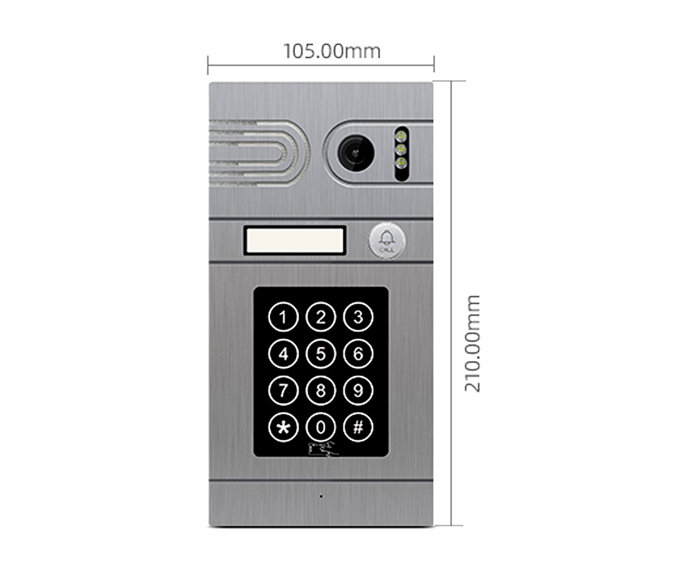 7 inch 1080P WiFi Video Doorbell Camera Tuya Smart Home Video Intercom with Night Vision Motion Detection Camera for Home Security