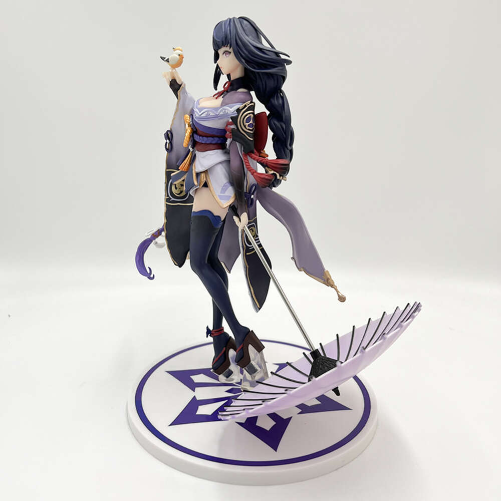 Finger Toys 25cm Genshin Impact Raiden Shogun Anime Figure Genshin Impact Mona/keqing Action Figure Klee/qiqi Figure Collectible Doll Toys