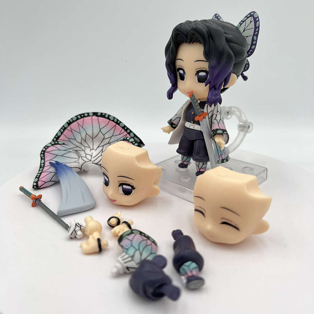 Finger Toys #1655 Demon Slayer Shinobu Kocho Anime Figure #1541 Kyojuro Rengoku Kimetsu No Yaiba Action Figure Kamado Nezuko Figurine Toys