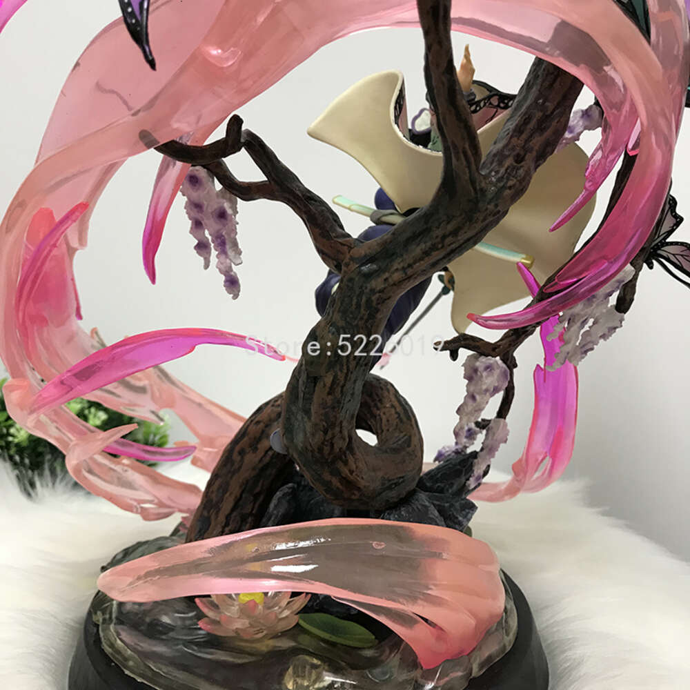 Finger Toys 36cm Kimetsu No Yaiba Anime Figure Gk Kamado Nezuko Kochou Shinobu Action Figure Demon Slayer Kochou Shinobu Figurine Model Toys