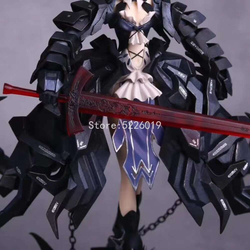 Finger Toys 33cm Fate/stay Night Sexy Anime Figure the King Black Saber Huke Ver. Sexy Figure the King Black Dress Saber Action Figure Toys