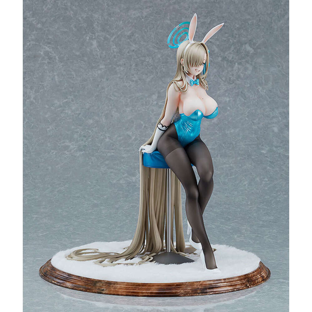 Finger Toys 29cm Blue Archive Ichinose Asuna Bunny Girl Sexy Anime Figure Figma #567 Shiroko Action Figure Adult Collectible Model Doll Toys