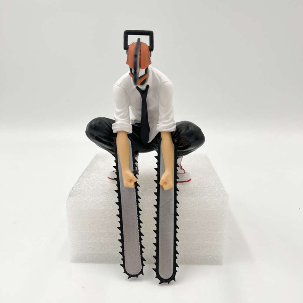 Finger Toys 14cm Chainsaw Man Denji Anime Figure Furyu Noodle Stopper Denji Action Figure Chainsaw Man Figurine Collectible Model Doll Toys