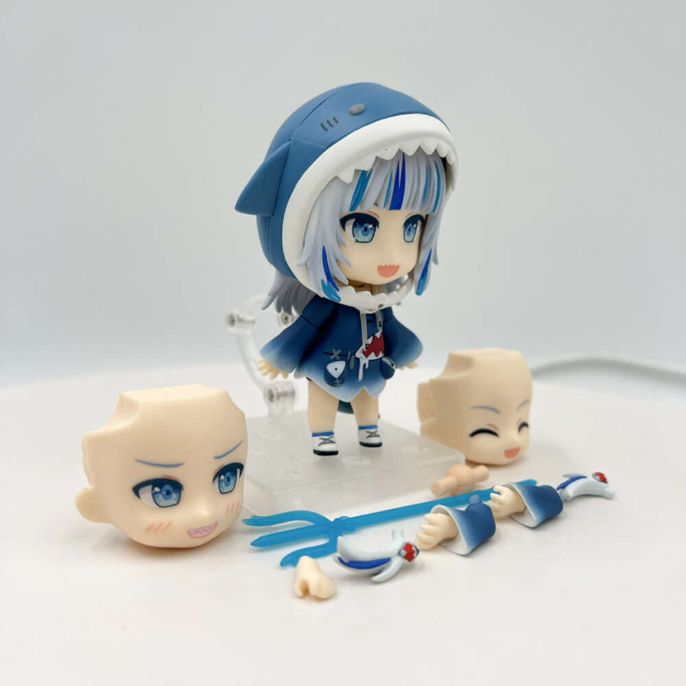 Finger Toys #1688 Hololive Gawr Gura Anime Figure Gawr Gura Action Figure Adult Collectible Model Doll Toys Gifts 10cm