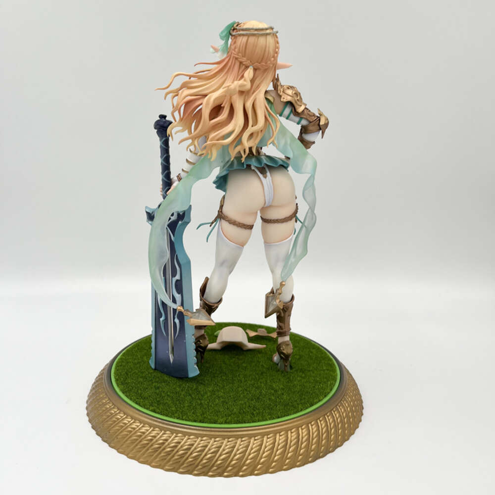 Finger Toys 25cm Vertex Elf Village 8th Villager Cecile Antenna Anime Girl Figure Kukuru/priscilla Action Figure Collectible Model Doll Toy