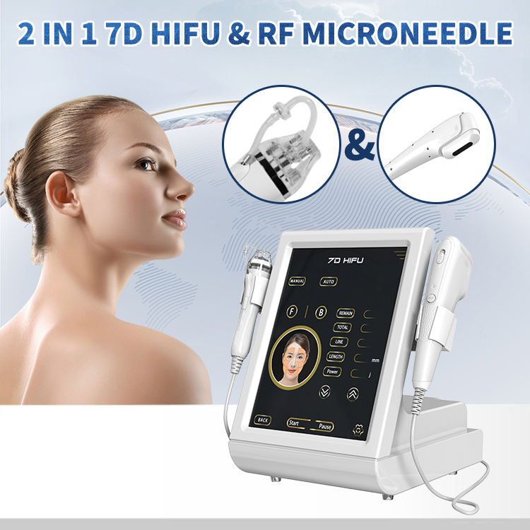 7D HIFU RF Microneedling Machine Ultrasound Anti-aging Wrinkle Removal Body Slim Facial Skin Tightening Face Lifting Smas HIFU
