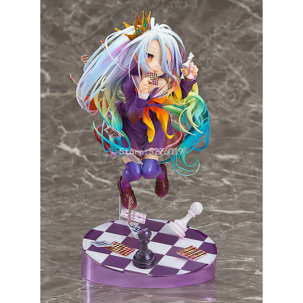 Finger Toys 19cm No Game No Life:zero Anime Figure Shiro Stephanie Dola Action Figure Pop Up Parade Schwi Jibril Fairy Shampoo Figurine Toys