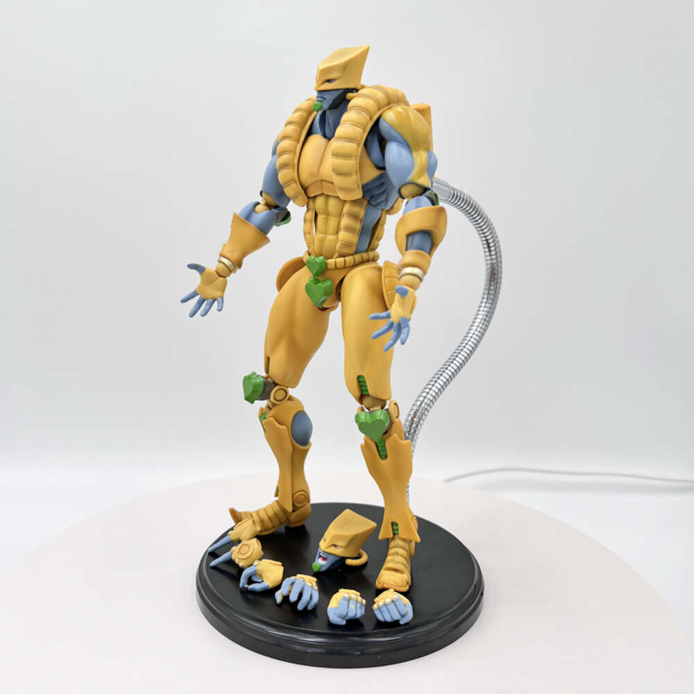 Finger Toys 25cm Jojo's Bizarre Adventure Anime Figure Super Action Statue Part.iii #9 the World Action Figure Collectible Model Doll Toys