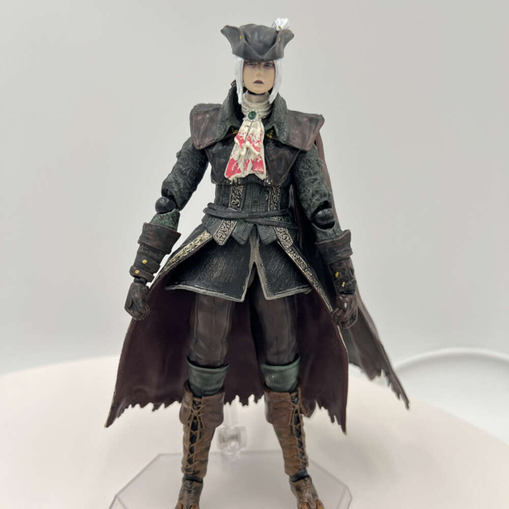 Finger Toys Figma #536 Bloodborne Anime Figure Lady Maria of the Astral Clocktower Action Figure the Old Hunters Edition Figurine Doll Toys