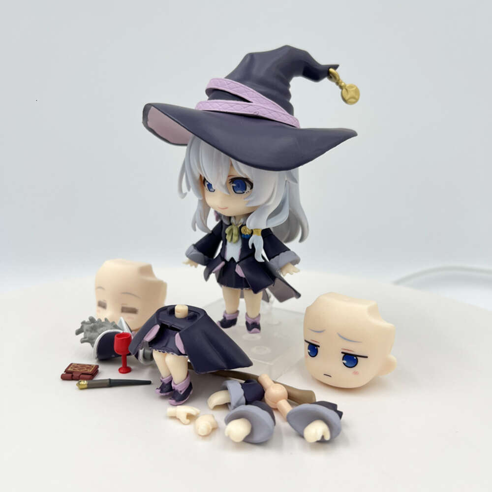 Finger Toys #1878 Mo No Tabitabi Elaina Anime Figure Wandering Witch the Journey of Elaina Action Figure Collectible Model Doll Toys Gifts