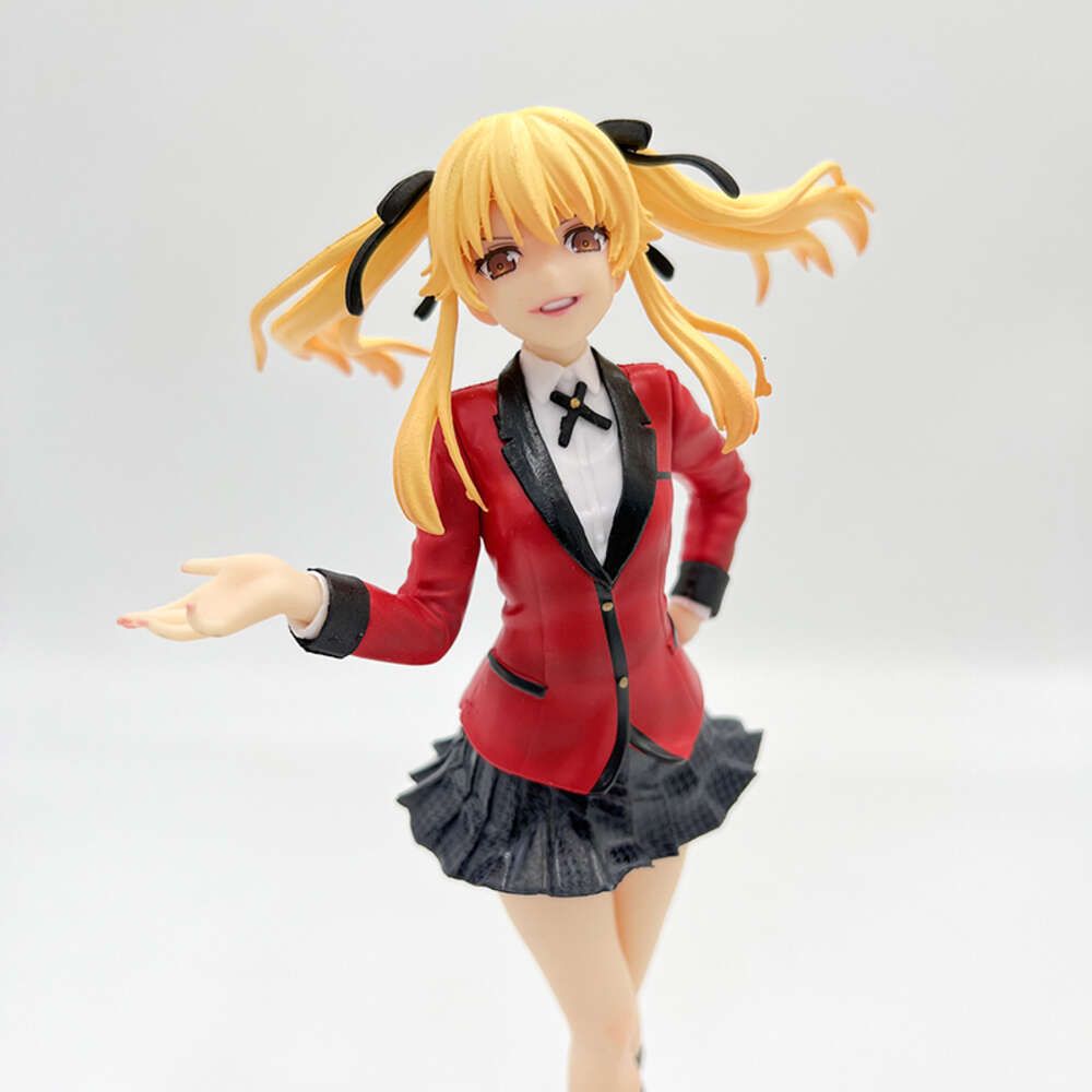 Finger Toys 20cm Artfx J Kakegurui Anime Figure Meari Saotome Action Figure Mary Saotome/jabami Yumeko Figurine Collection Model Doll Toys