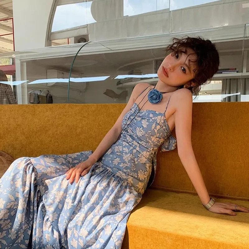 Chokers Goth Cloth Big Rose Pendant Choker Jean Necklace for Women Elegant Weave Knotted Bowknot Adjustable Chain Jewelry Gift 231016