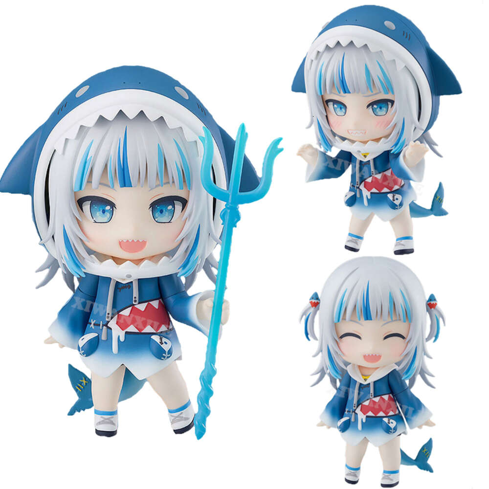 Finger Toys #1688 Hololive Gawr Gura Anime Figure Gawr Gura Action Figure Adult Collectible Model Doll Toys Gifts 10cm