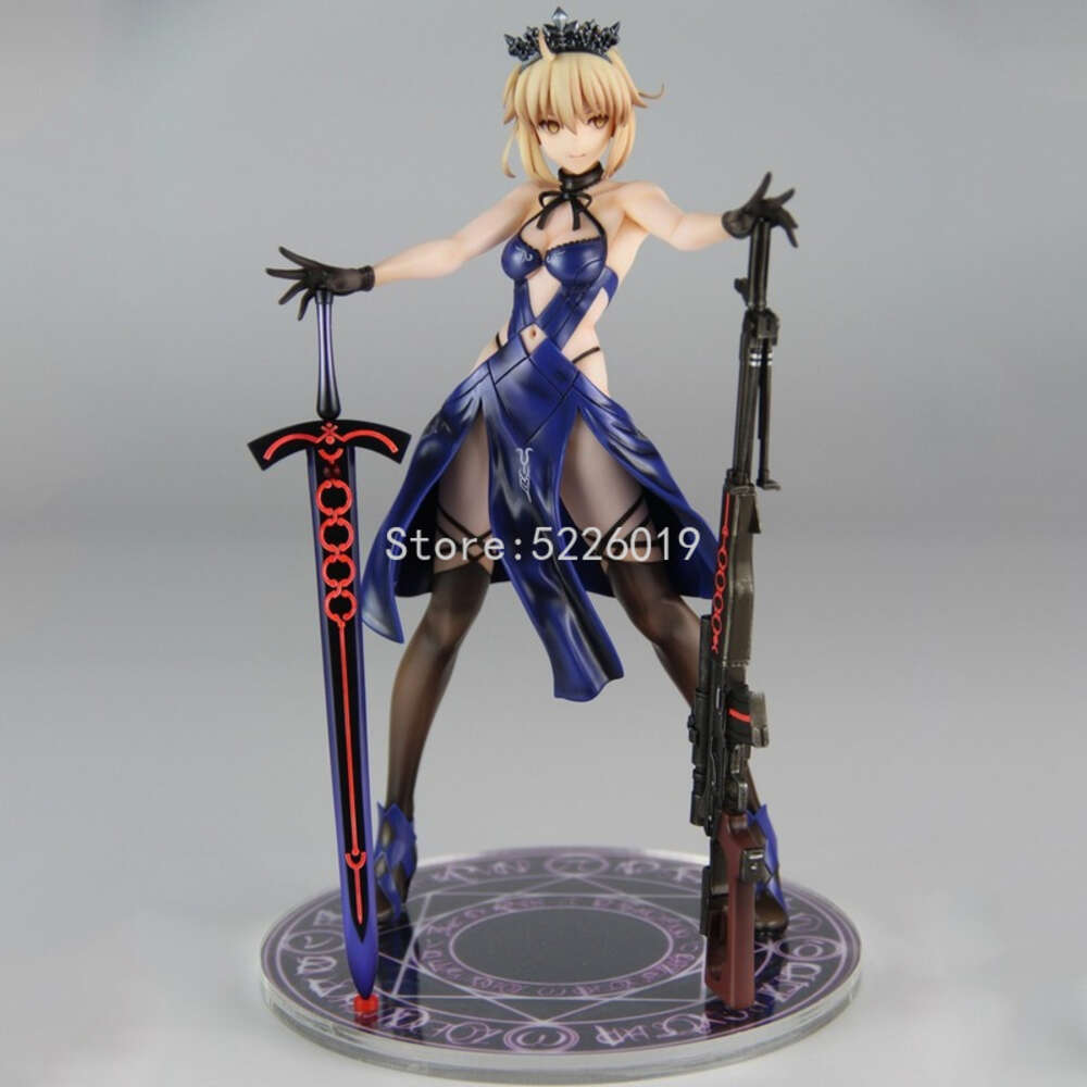 Finger Toys 25cm Fate/grand Order Anime Figure Alter Rider Saber Action Figure 1/7 Fate/stay Night Alter Fate Figurine Adult Model Doll Toys