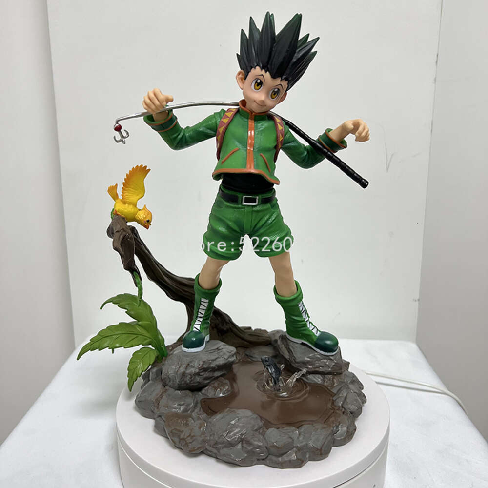 Finger Toys 28cm Hunter X Hunter Anime Figure Gon Freecss & Killua Zoldyck Action Figure Gon Freecss Figure Kurapika Figurine Model Doll Toy