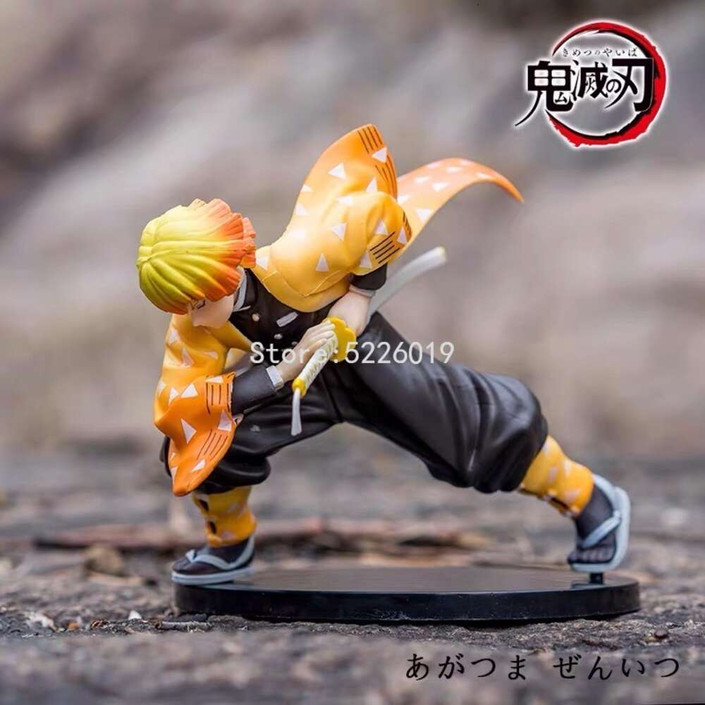 Finger Toys Artfx J Demon Slayer Anime Figure Kimetsu No Yaiba Action Figure Agatsuma Zenitsu Kamado Nezuko Kamado Tanjirou Figurine Toys