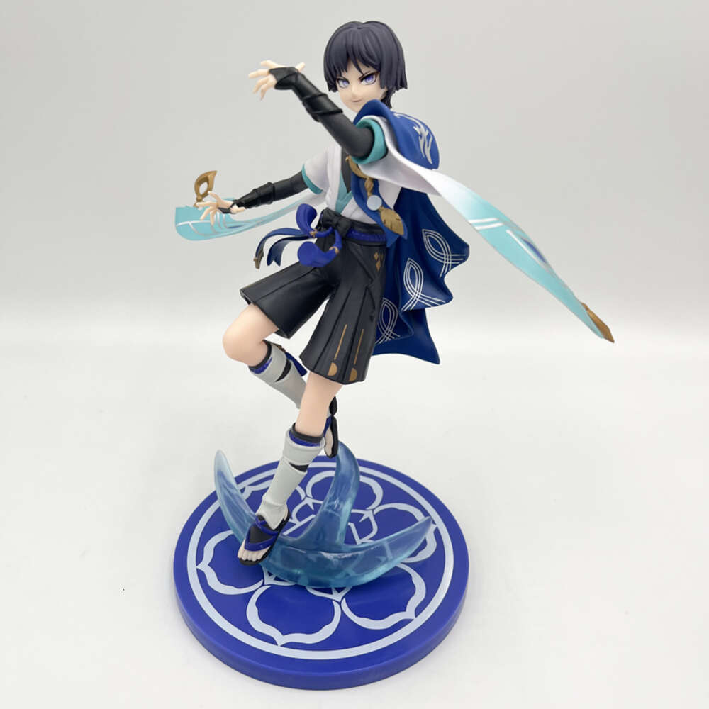 Finger Toys 25cm Genshin Impact Wanderer Anime Figure Klee/venti Action Figure Qiqi/nahida Figurine Adult Collectible Model Doll Toys Gifts