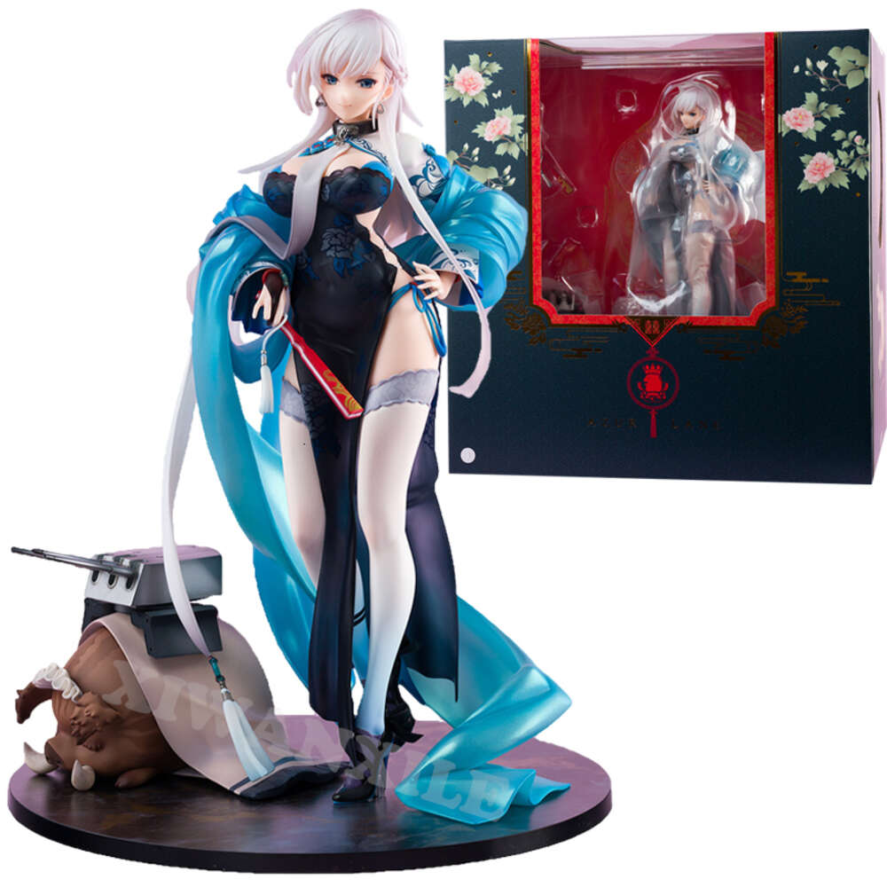 Finger Toys 26cm Alter Azur Lane Belfast Iridescent Rosa Sexy Anime Girl Figure St Action Figure Adult Collectible Model Doll Toy Gift