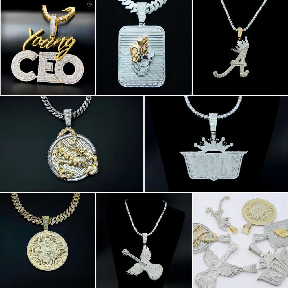Factory Custom 10k Solid Gold 22mm 8 Vvs Moissanite Cuban Link Bracelet Iced Out Bling 925 Sterling Silver Hip Hop Link Chain