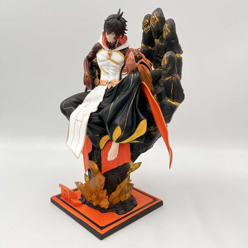 Finger Toys Finger Toys 26cm Genshin Impact Zhongli Anime Figure Shenhe/nahida Action Figure Mona/klee/ningguang Figurine Adult Model Doll Toys Gifts