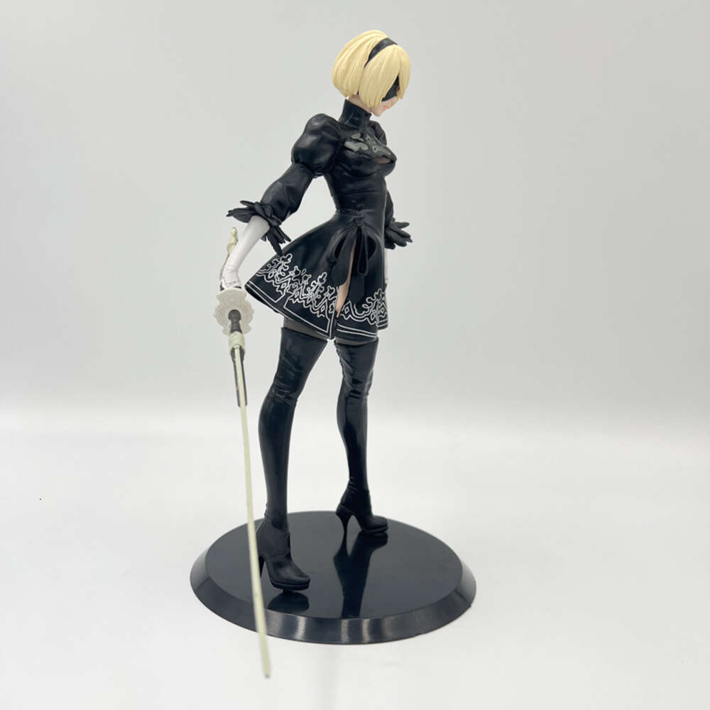 Finger Toys Finger Toys 28cm Nier:automata Anime Girl Figure Yorha No.2 Type B Action Figure Nier Yorha 2b Figurine Collectible Model Doll Toys Gifts