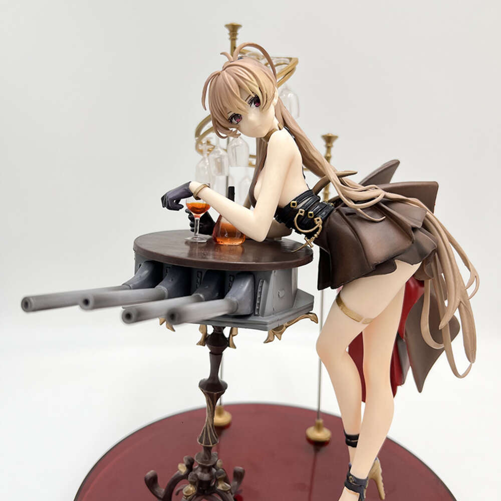 Finger Toys 26cm Azur Lane Jean Bart Sexy Girl Anime Figure Azur Lane St /le Malin Action Figure Adult Collection Model Doll Toys Gifts