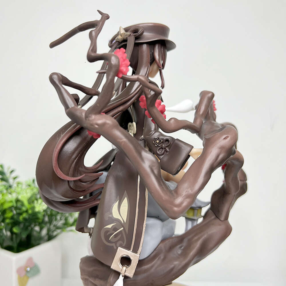 Finger Toys 25cm Hu Tao Genshin Impact Anime Figure Genshin Impact Klee Hibana Knight Action Figure Paimon Keqing Figurine Model Doll Toys