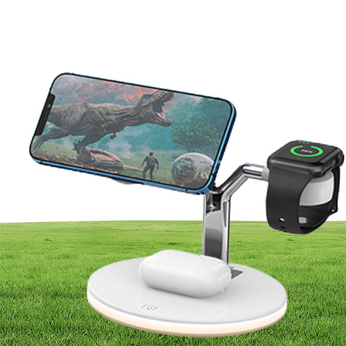 Magnetic Charging Bracket Y Shape Wireless Charger ThreeInOne For Mobile Phone Watch 25w Fast Charge Epacket