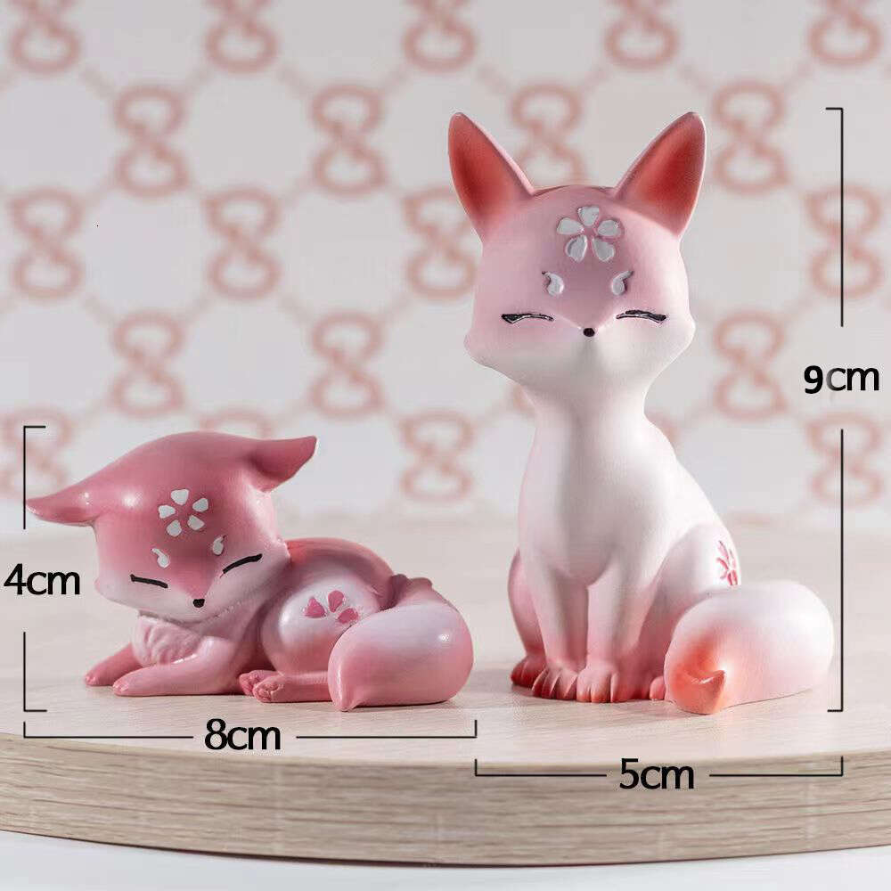 Finger Toys 9cm Genshin Impact Yae Miko Anime Figure Genshin Impact Yae Miko Fox Action Figure Collectible Model Doll Toys Gifts