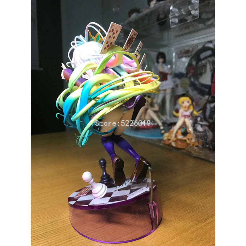 Finger Toys 19cm No Game No Life:zero Anime Figure Shiro Stephanie Dola Action Figure Pop Up Parade Schwi Jibril Fairy Shampoo Figurine Toys