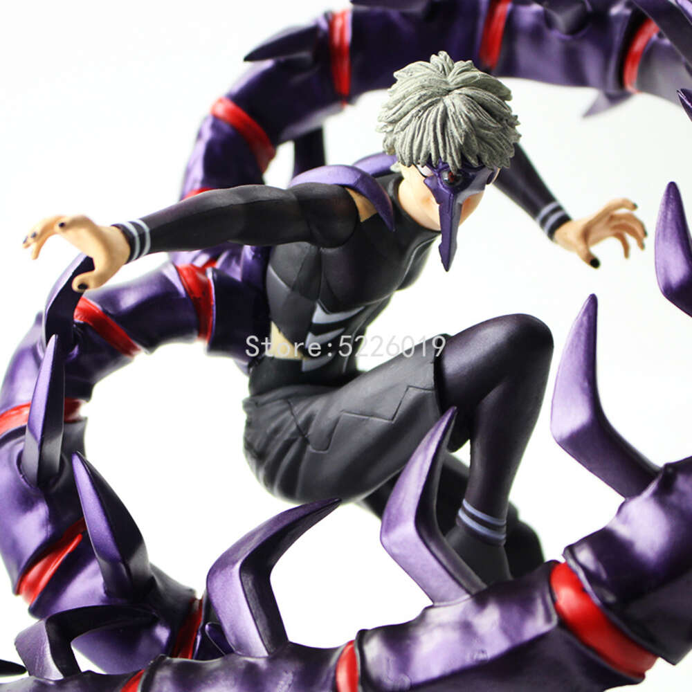Finger Toys 28cm Anime Tokyo Ghoul Figure Kaneki Ken Figure Generation of Dark Jin Muyan Figurine Pvc Action Figure Colletible Model Toy