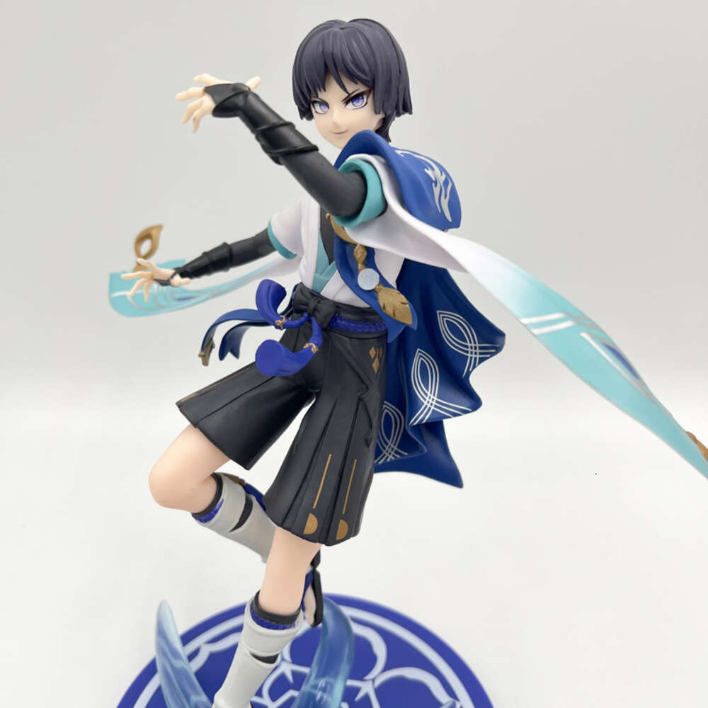 Finger Toys 25cm Genshin Impact Wanderer Anime Figure Klee/venti Action Figure Qiqi/nahida Figurine Adult Collectible Model Doll Toys Gifts