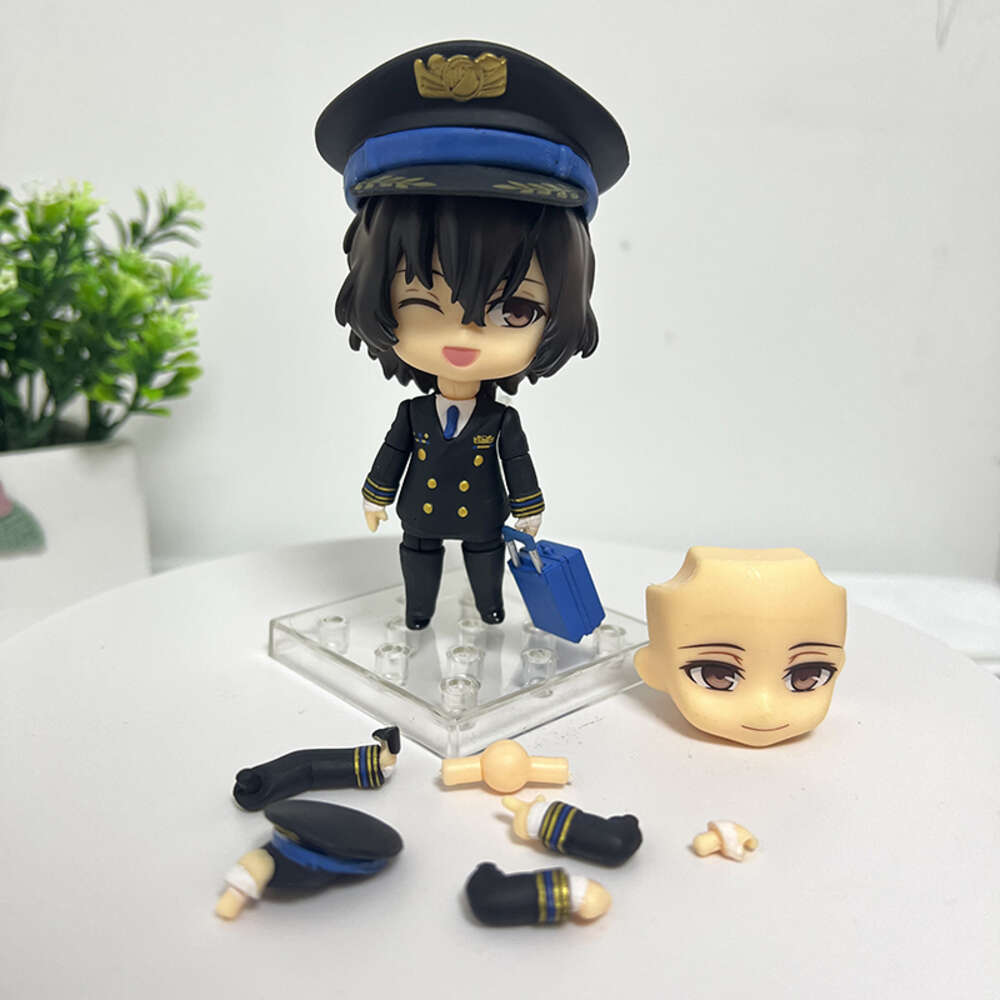 Finger Toys 10cm Bungo Stray Dogs Anime Figure 1414# Osamu Dazai Action Figure 1415# Nakahara Chuya Figurine Bungo Stray Dogs Figure Doll