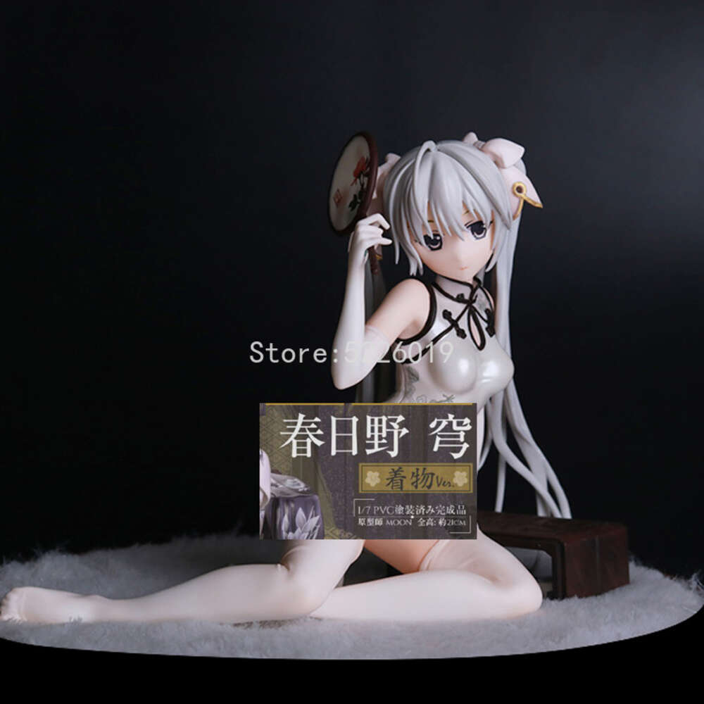 Finger Toys 14cm Yosuga No Sora Anime Figure Kasugano Sora Pvc Action Figure Kasugano Sora Cheongsam Adult Figurine Model Doll Gift Toys
