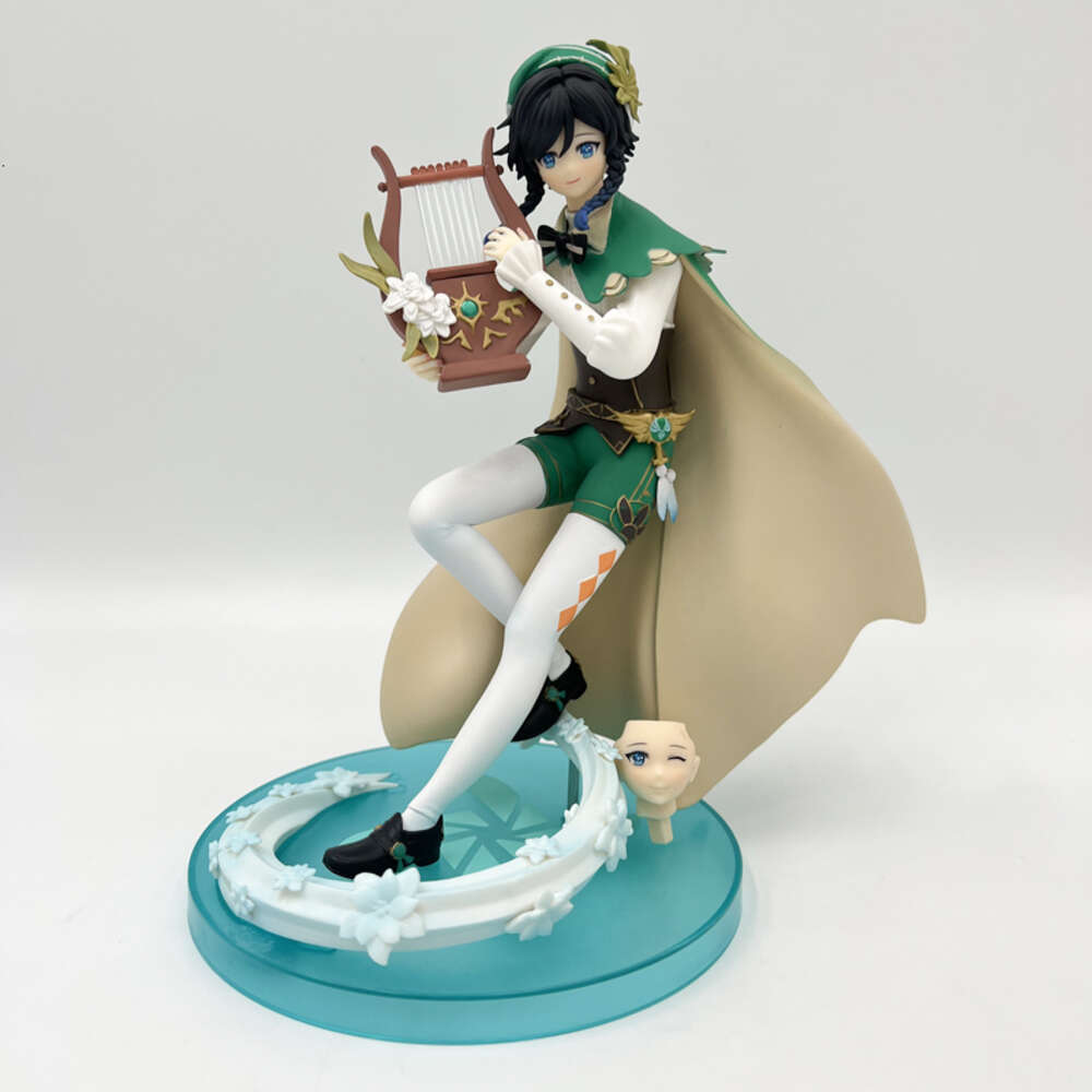 Finger Toys 26cm Genshin Impact Venti Anime Figure Genshin Impact Klee Action Figure Qiqi/nahida Figurine Adult Collectible Model Doll Toys