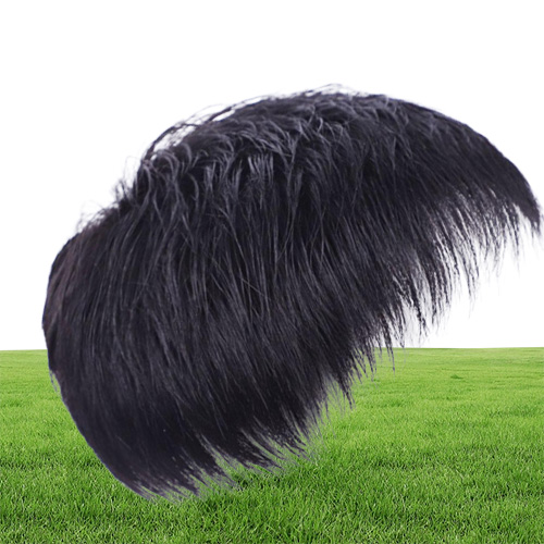 Short Wigs for Men039s Male Black Wig Synthetic Natural Hair Crew Style for Young Man Balding Sparse Hair5467605