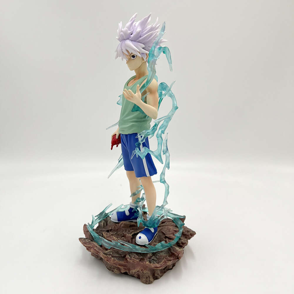 Finger Toys 22cm Hunter X Hunter Anime Figure Killua Zoldyck Action Figure Gon Freecss/kurapika/chrollo Lucilfer Figure Collectible Doll Toy