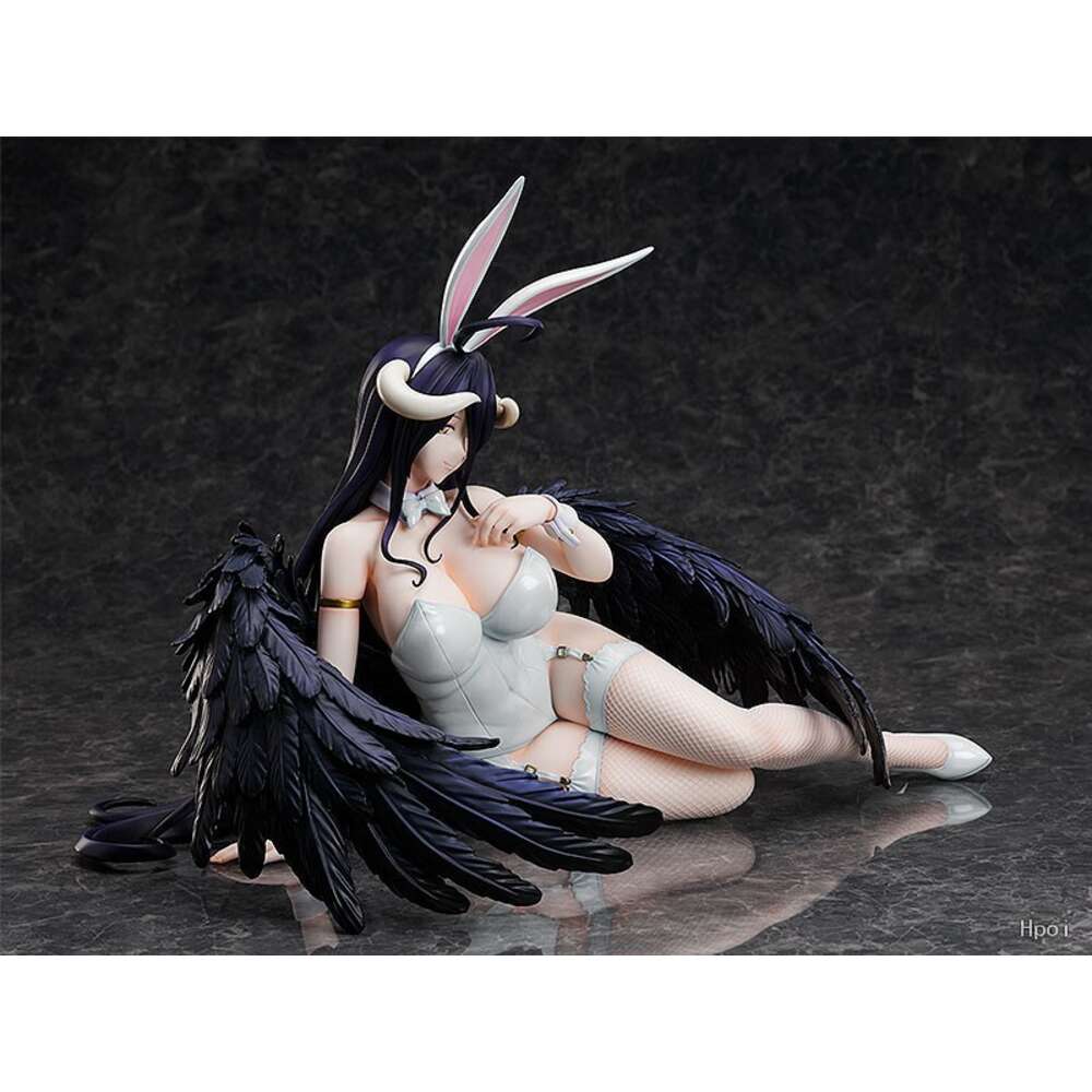 Finger Toys 30cm Freeing B-style Overlord Iv Albedo Bunny Girl 1/4 Pvc Action Figure Toys Hentai Adult Collection Model Toy Doll Gifts