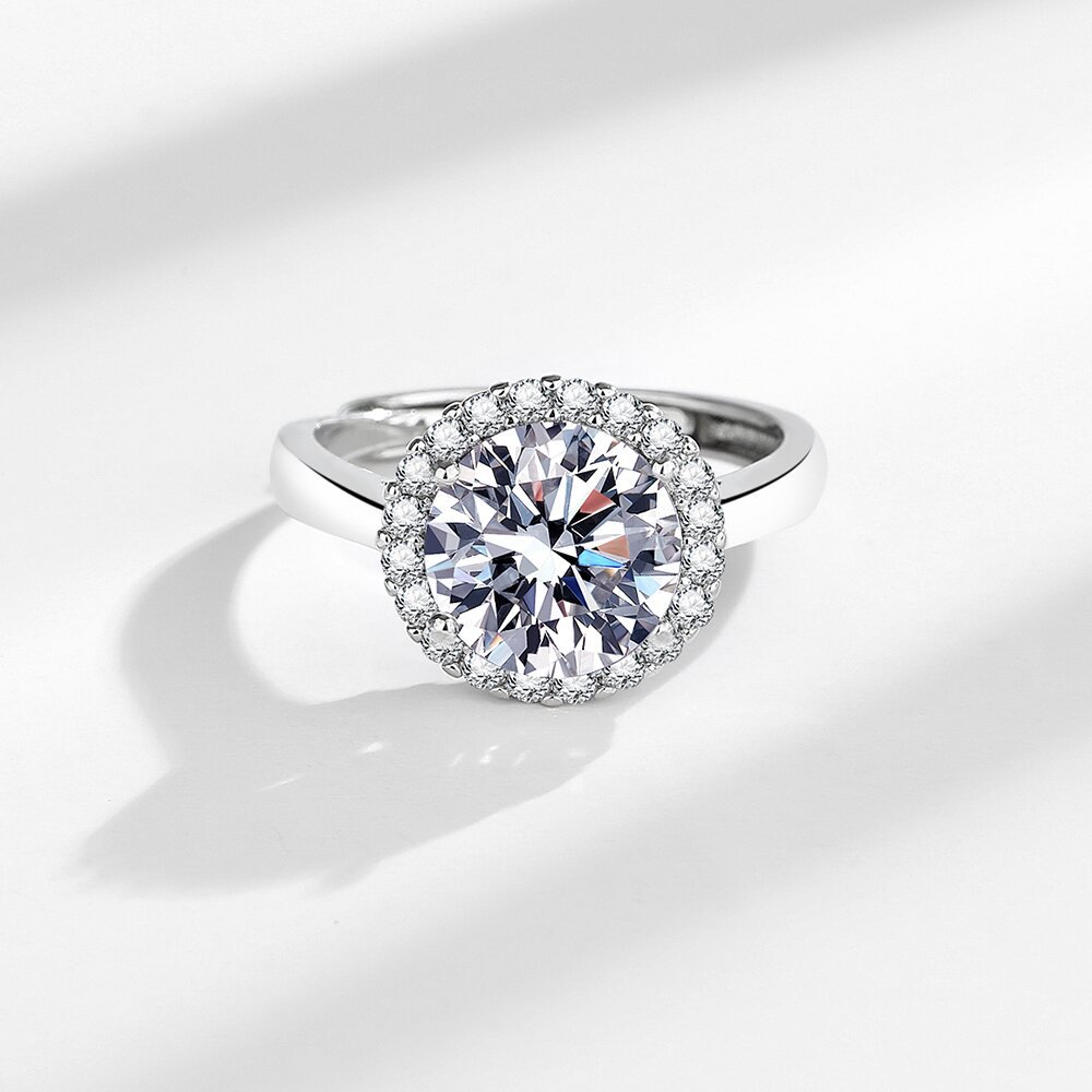 Handmade Lab Diamond Jewelry set 925 Sterling Silver Party Wedding Rings Earrings Necklace For Women Moissanite Jewelry Gift