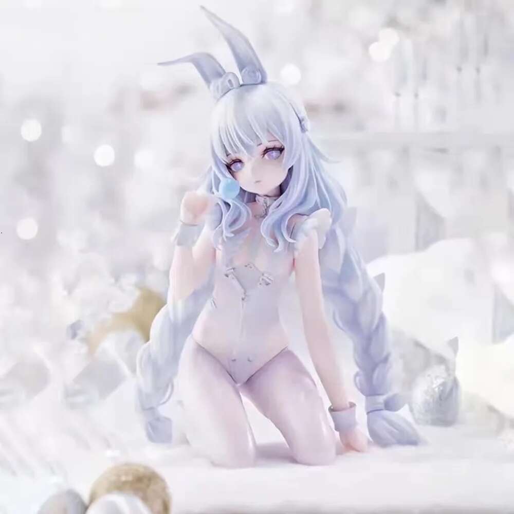 Finger Toys Azur Lane Anime Figure Le Malin Kneeling Posture Figures Bunny Girl Pvc Anime Action Figure Toys Collection Model Toy Gift